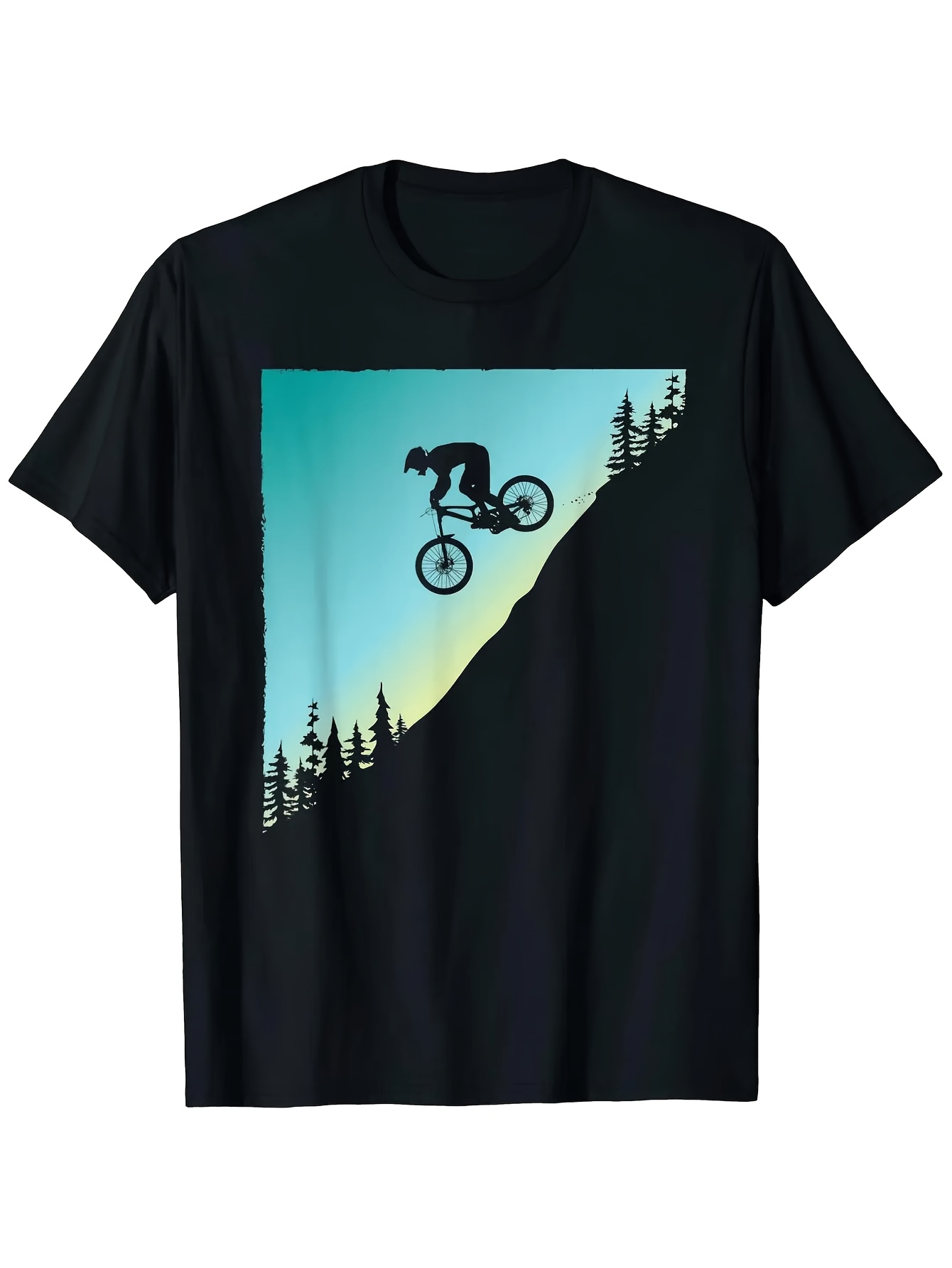 Mountain Biking Jumps - Мужская футболка для горного велосипеда (MTB)