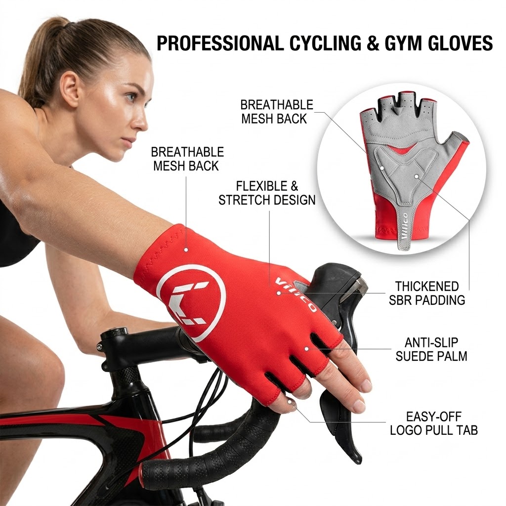 Mountain Biking For Fitness - Велосипедные перчатки для мужчин и женщин,