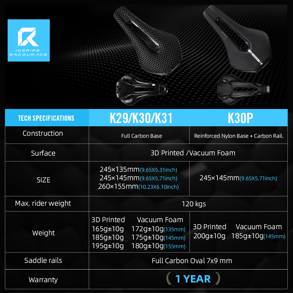 Велосипедное седло RYET из 3D- – обзор и цена Mtb Saddle Lightweight